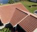 Successful barrel tile reroof in Delray Beach Florida. We used Boral product Estate Terra Cota concrete tile roof materials.