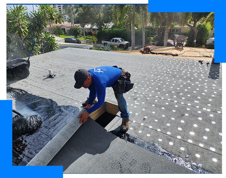Installing a flat roof underlayment by MIW Roofing